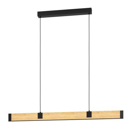 Eglo - Lámpara de araña LED regulable LED/28,8W/230V 3000K negro/marrón
