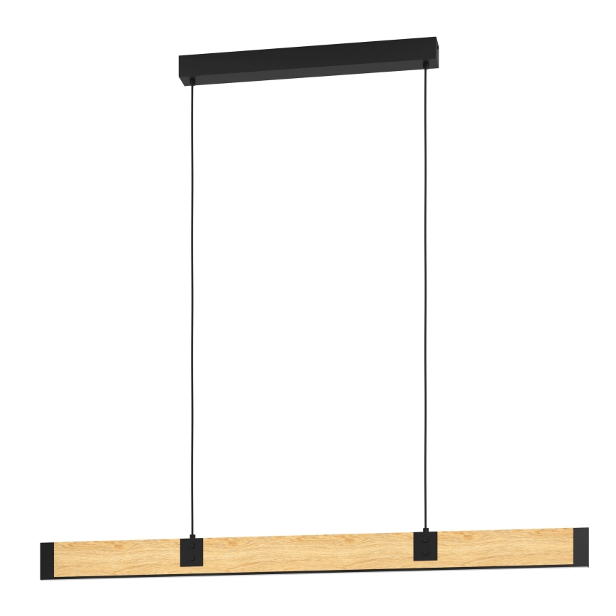 Eglo - Lámpara de araña LED regulable LED/28,8W/230V 3000K negro/marrón
