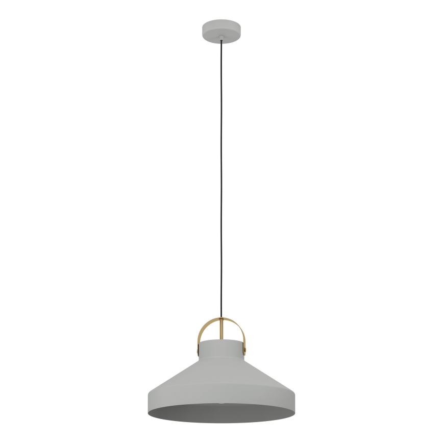 Eglo - Lámpara colgante 1xE27/40W/230V gris