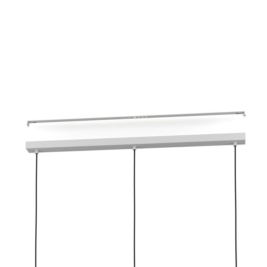 Eglo - Lámpara colgante 3xE27/40W/230V gris