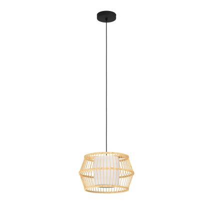 Eglo - Lámpara colgante 1xE27/40W/230V bambú