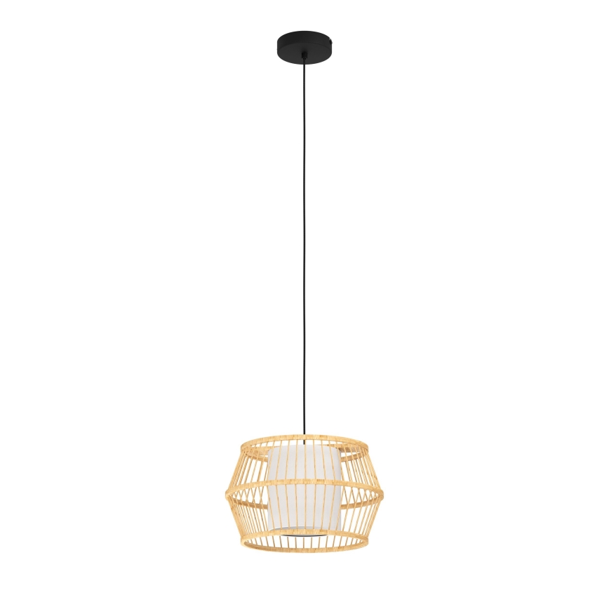 Eglo - Lámpara colgante 1xE27/40W/230V bambú