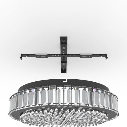 Eglo - Plafón LED regulable LED/23,5W/230V 4000K negro