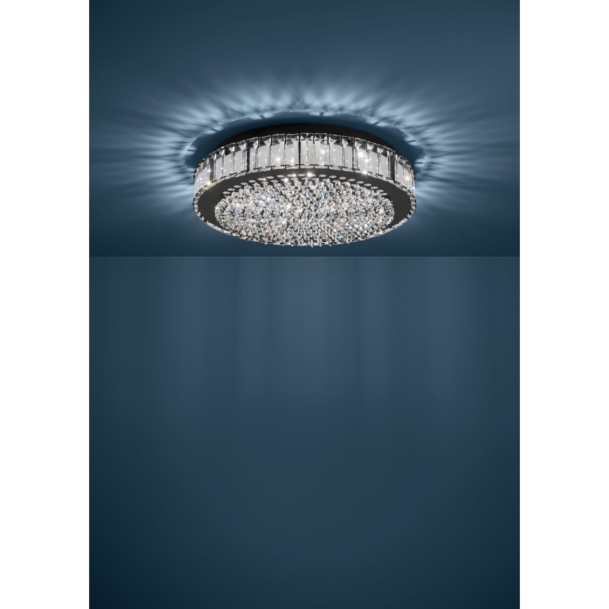Eglo - Plafón LED regulable LED/23,5W/230V 4000K negro