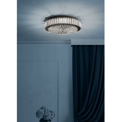 Eglo - Plafón LED regulable LED/23,5W/230V 4000K negro