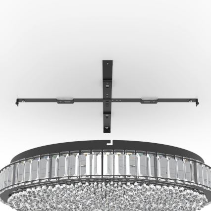Eglo - Plafón LED regulable LED/52,4W/230V 4000K negro