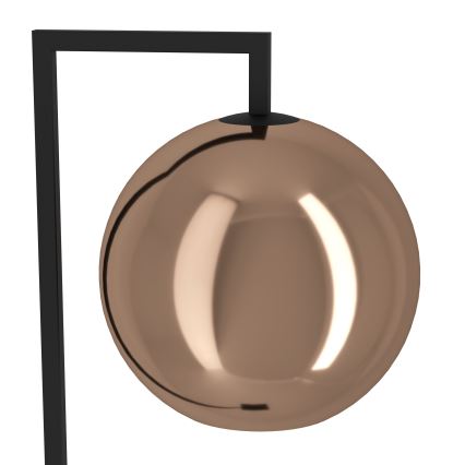 Eglo - Lámpara de pie 1xE27/40W/230V cobre