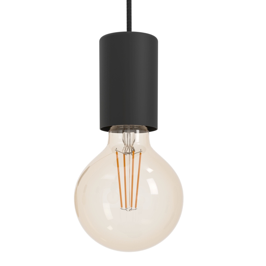 Eglo - Lámpara colgante 6xE27/40W/230V negro