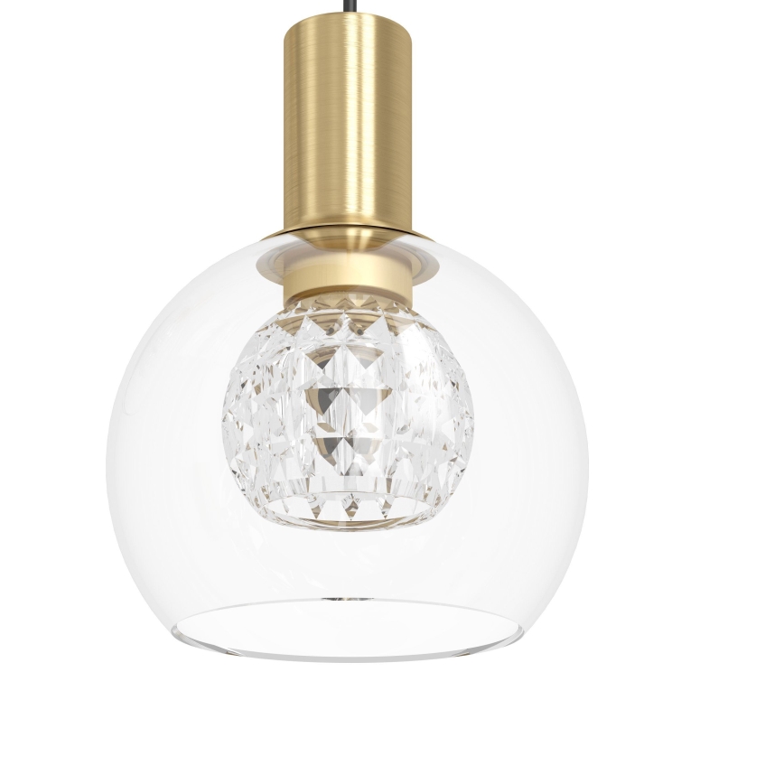 Eglo 390279 - Lámpara de araña LED regulable 6xLED/5,4W/230V 3000K diá. 54 cm dorado
