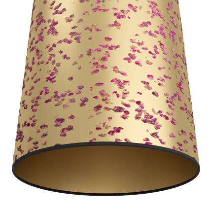 Eglo - Lámpara de mesa 1xE27/25W/230V dorado/rosa
