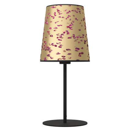 Eglo - Lámpara de mesa 1xE27/25W/230V dorado/rosa