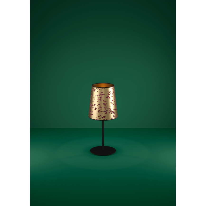 Eglo - Lámpara de mesa 1xE27/25W/230V dorado/rosa