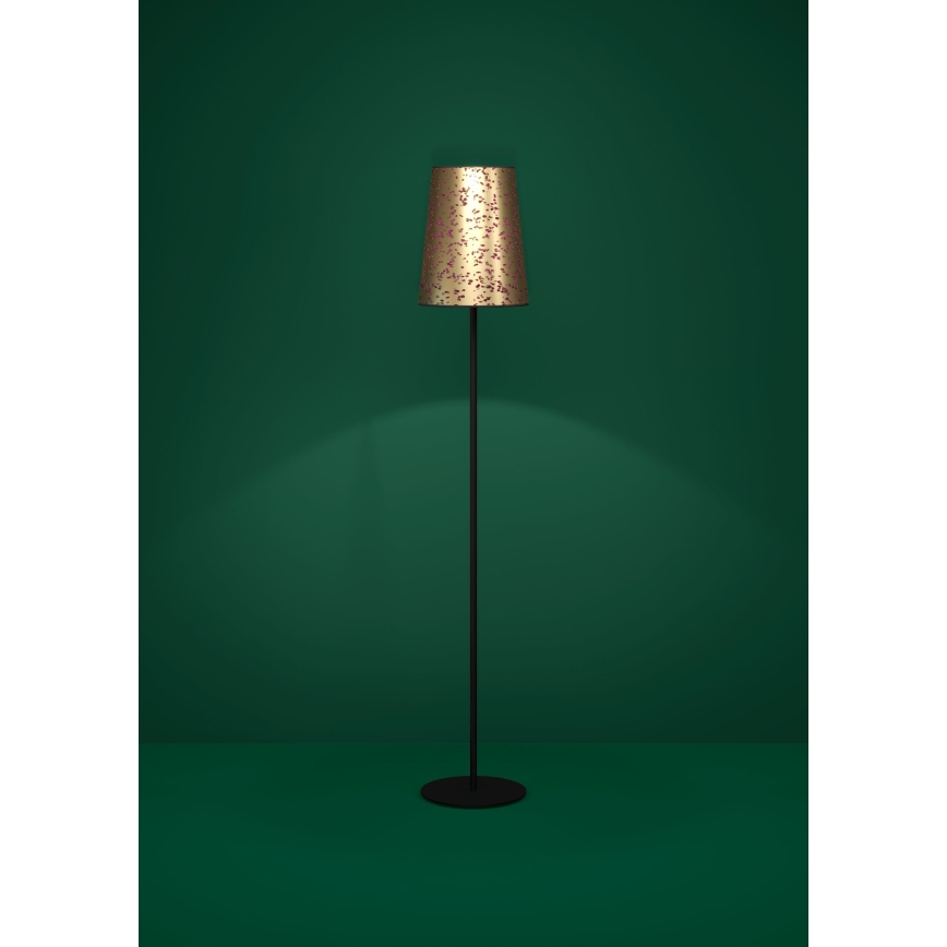 Eglo - Lámpara de pie 1xE27/25W/230V dorado/rosa