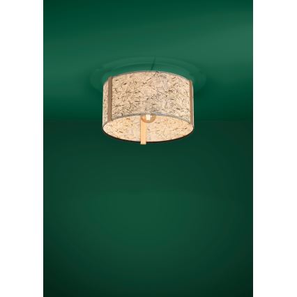 Eglo - Plafón 1xE27/25W/230V beige