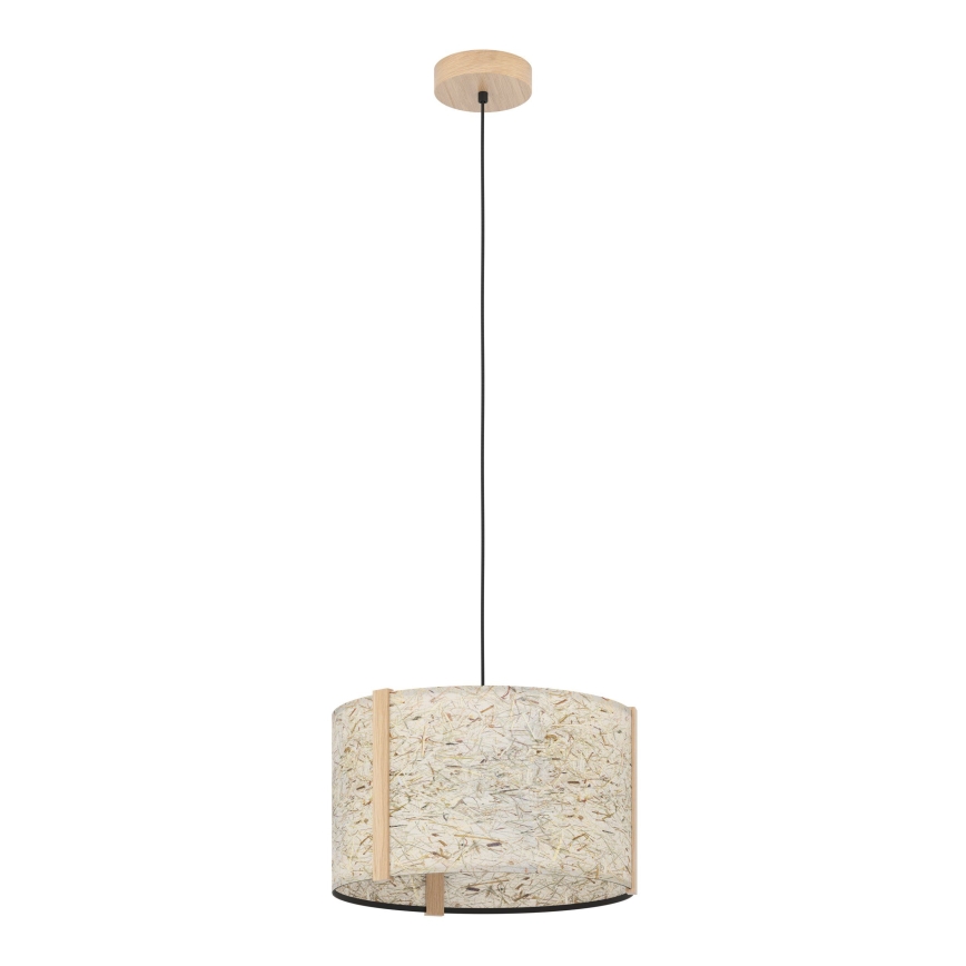 Eglo - Lámpara colgante 1xE27/25W/230V beige