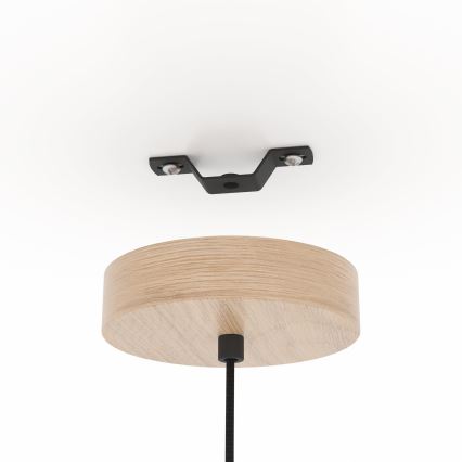 Eglo - Lámpara colgante 1xE27/25W/230V beige