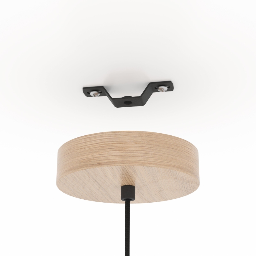 Eglo - Lámpara colgante 1xE27/25W/230V beige