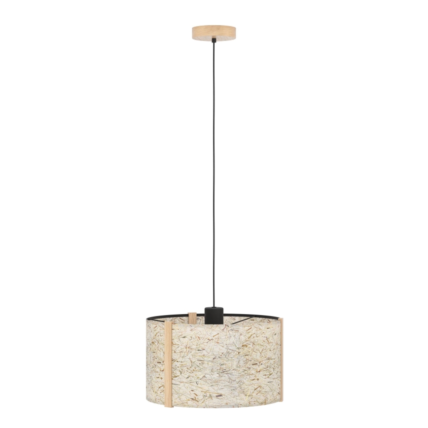 Eglo - Lámpara colgante 1xE27/25W/230V beige