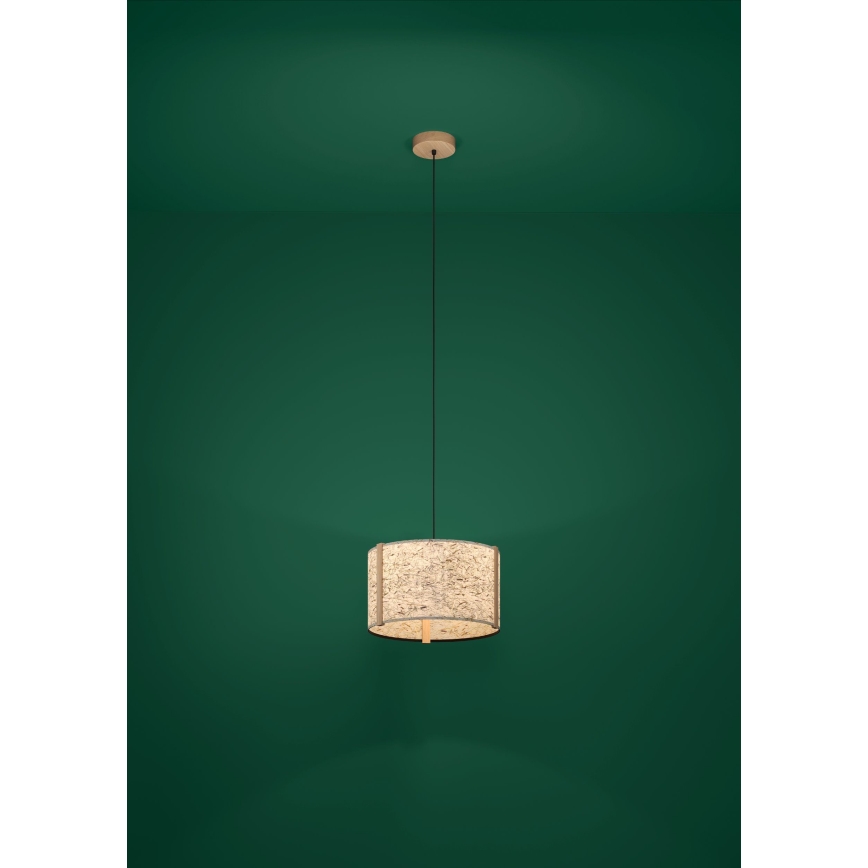 Eglo - Lámpara colgante 1xE27/25W/230V beige