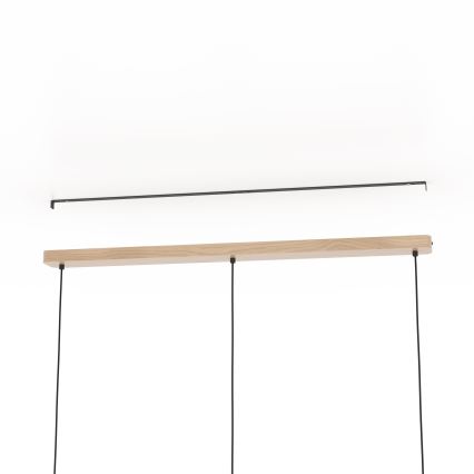 Eglo - Lámpara colgante 3xE27/25W/230V beige