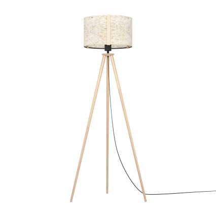 Eglo - Lámpara de pie 1xE27/25W/230V beige