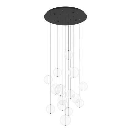 Eglo - Lámpara de araña LED regulable 6xLED/4,2W/230V 3000K transparente