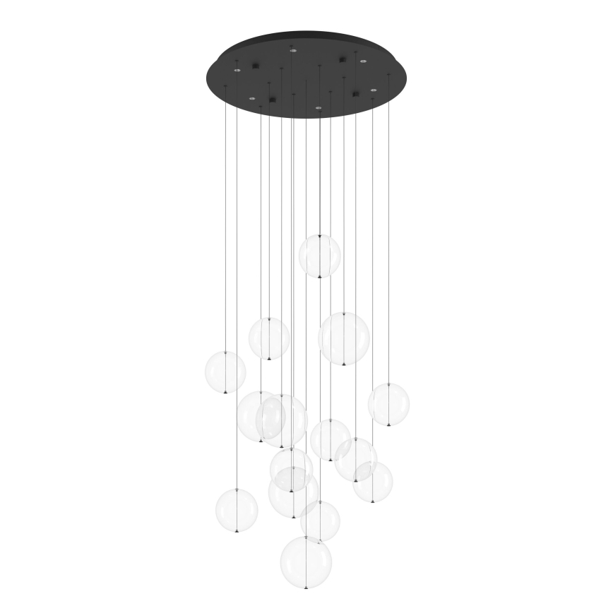 Eglo - Lámpara de araña LED regulable 6xLED/4,2W/230V 3000K transparente