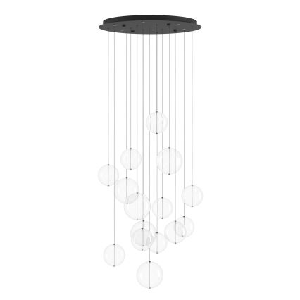 Eglo - Lámpara de araña LED regulable 6xLED/4,2W/230V 3000K transparente