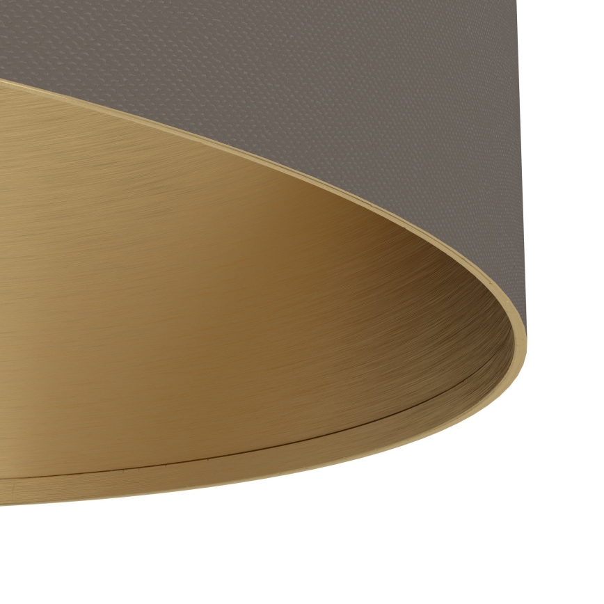 Eglo - Lámpara de mesa 1xE27/40W/230V marrón/dorado