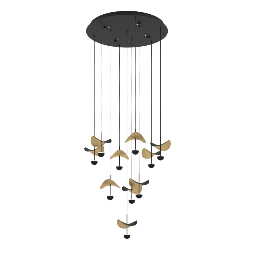 Eglo - Lámpara de araña LED regulable 10xLED/2,3W/230V 3000K diá. 58 cm