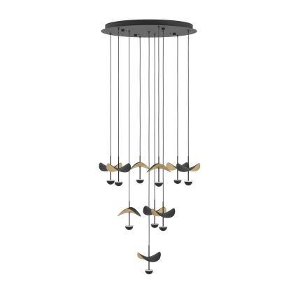 Eglo - Lámpara de araña LED regulable 10xLED/2,3W/230V 3000K diá. 58 cm