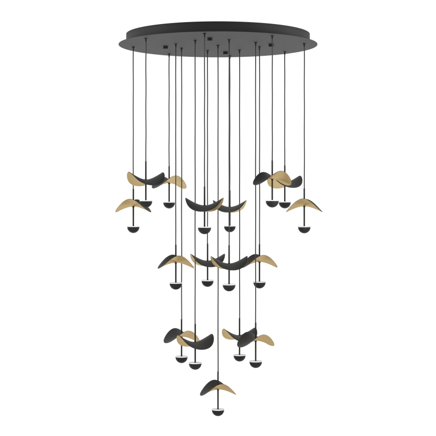 Eglo - Lámpara de araña LED regulable 17xLED/2,3W/230V 3000K diá. 78 cm