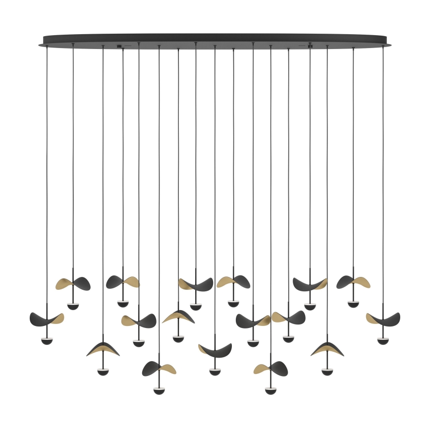Eglo - Lámpara de araña LED regulable 17xLED/2,3W/230V 3000K