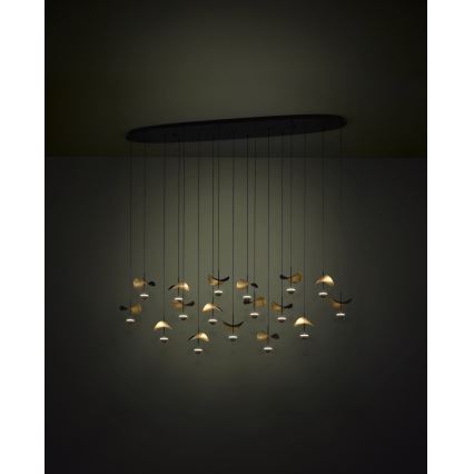 Eglo - Lámpara de araña LED regulable 17xLED/2,3W/230V 3000K