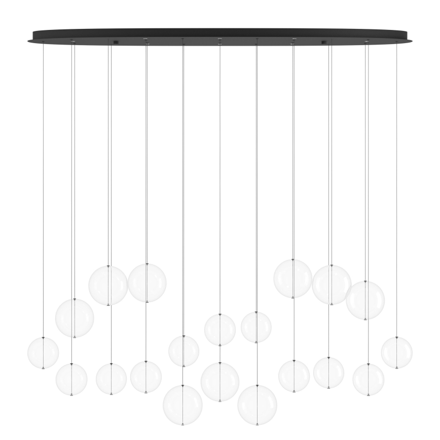 Eglo - Lámpara de araña LED regulable 8xLED/4,2W/230V 3000K transparente