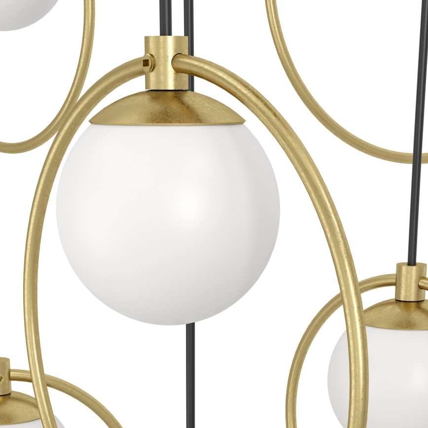 Eglo - Lámpara de araña LED regulable 10xLED/3W/230V 3000K diá. 58 cm dorado