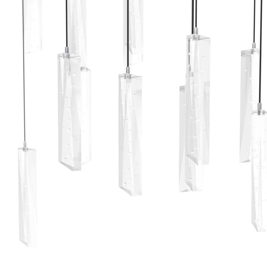 Eglo - Lámpara de araña LED regulable 8xLED/4,2W/230V 3000K transparente