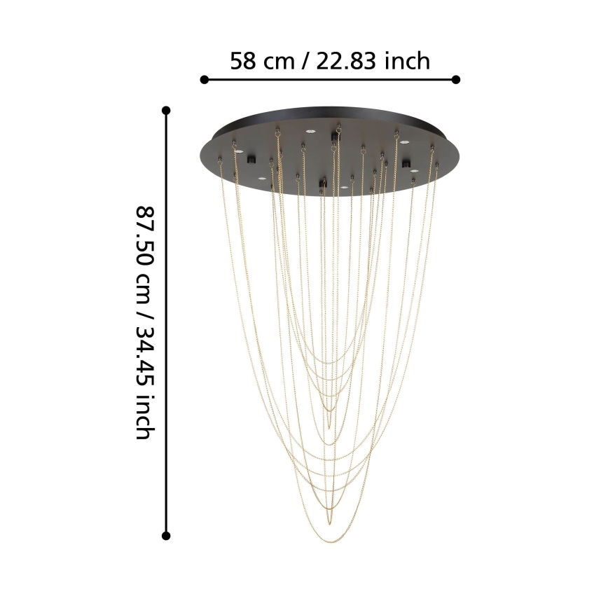 Eglo - Plafón LED regulable 6xLED/4,2W/230V 3000K
