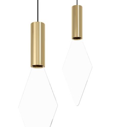Eglo - Lámpara de araña LED regulable 10xLED/3W/230V 3000K diá. 58 cm dorado
