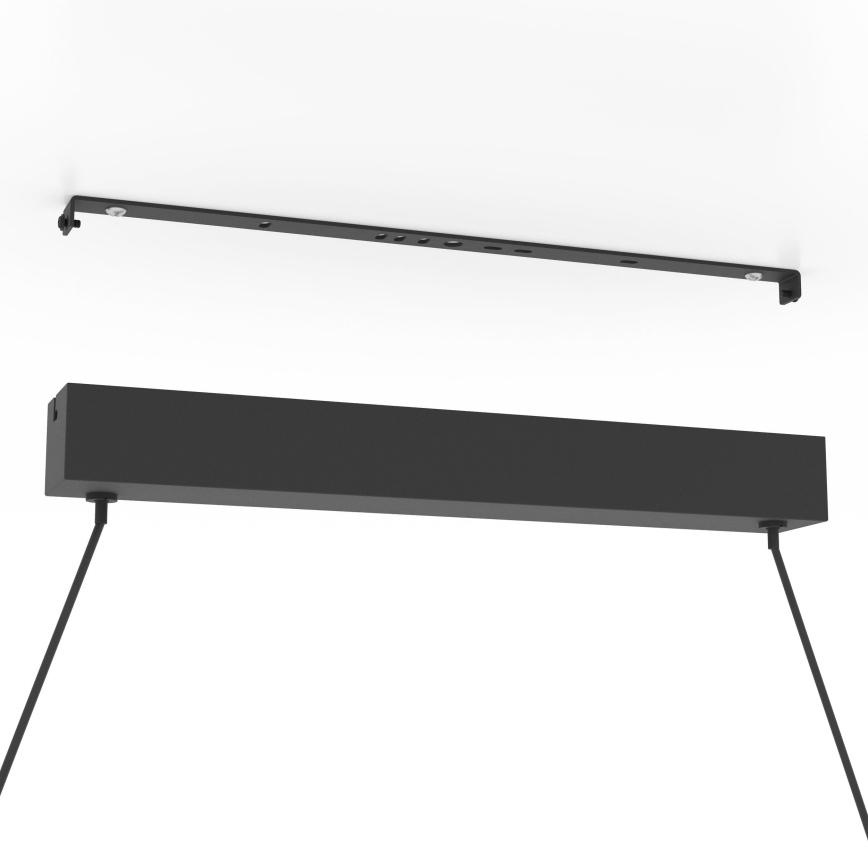 Eglo - Lámpara de araña LED regulable LED/20W/230V 3000K negro