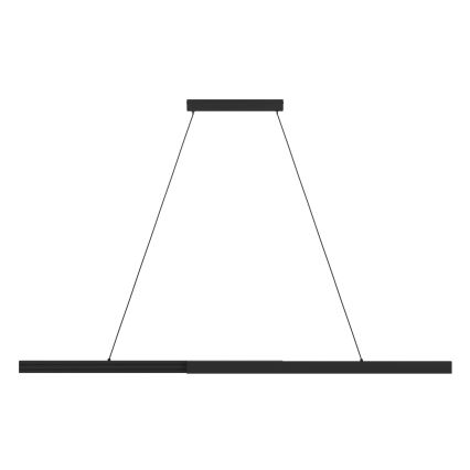 Eglo - Lámpara de araña LED regulable LED/20W/230V 3000K negro