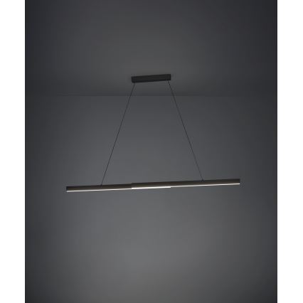Eglo - Lámpara de araña LED regulable LED/20W/230V 3000K negro