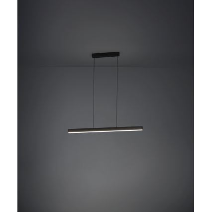 Eglo - Lámpara de araña LED regulable LED/20W/230V 3000K negro
