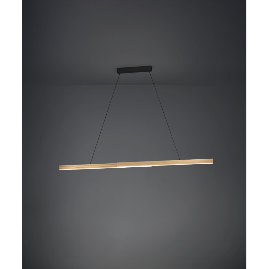 Eglo - Lámpara de araña LED regulable LED/21W/230V 3000K marrón