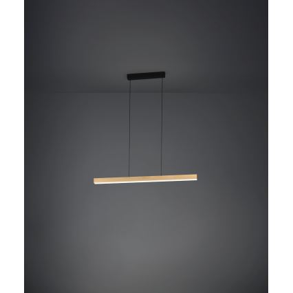 Eglo - Lámpara de araña LED regulable LED/21W/230V 3000K marrón