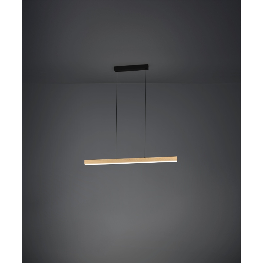 Eglo - Lámpara de araña LED regulable LED/21W/230V 3000K marrón