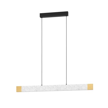 Eglo - Lámpara de araña LED regulable LED/22,2W/230V 3000K marrón/gris