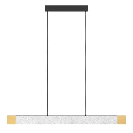 Eglo - Lámpara de araña LED regulable LED/22,2W/230V 3000K marrón/gris
