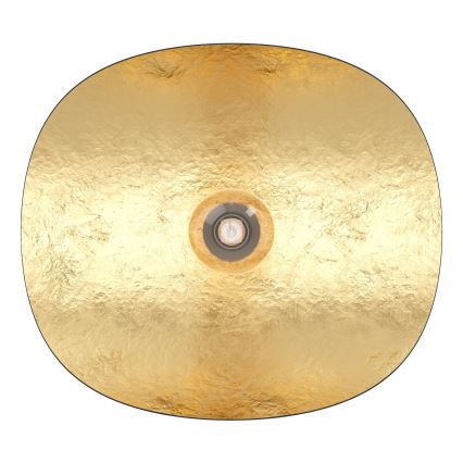 Eglo - Plafón 1xE27/40W/230V negro/dorado