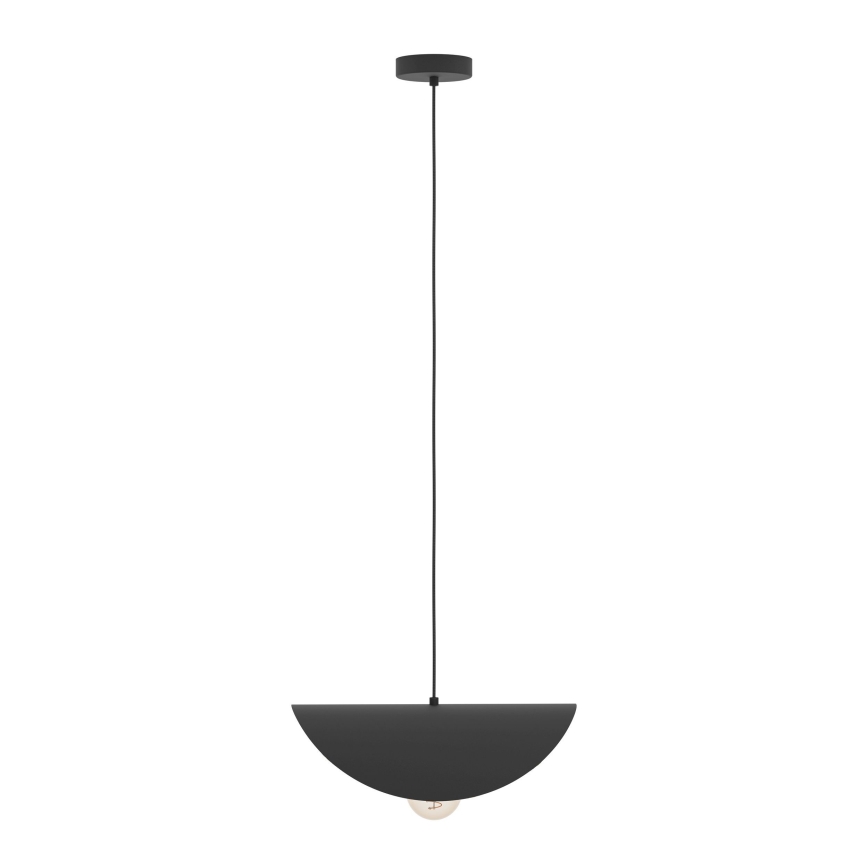 Eglo - Lámpara colgante 1xE27/40W/230V 41 cm negro/dorado